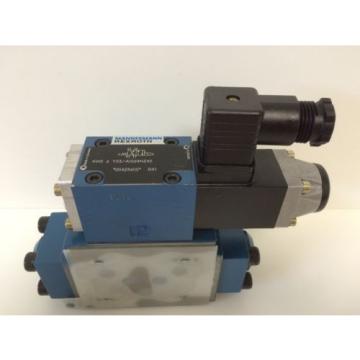 NEW REXROTH HYDRAULIC VALVE 4WE-6-Y53/AG24NZ45 WITH Z4WEH-10-E63-41/6AG24NETZ45