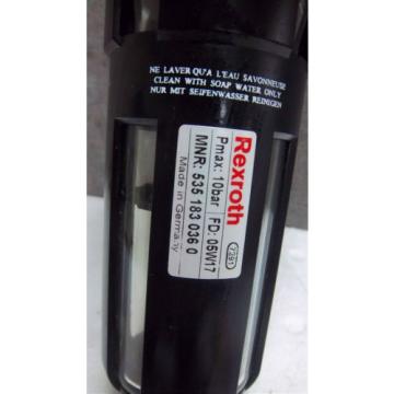 REXROTH KEY/LOCK AUTO DRAIN 5351-830-360 535-183-036-0 NEW-NO NO BOX 5351830360