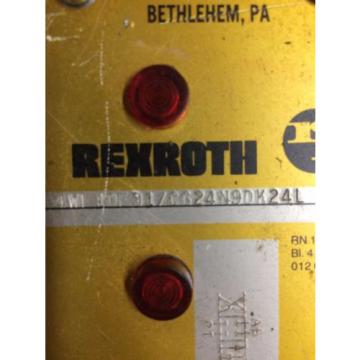 REXROTH VALVE 4WE10E31/CG24N9DK24L USE AND REMOVED WORKING