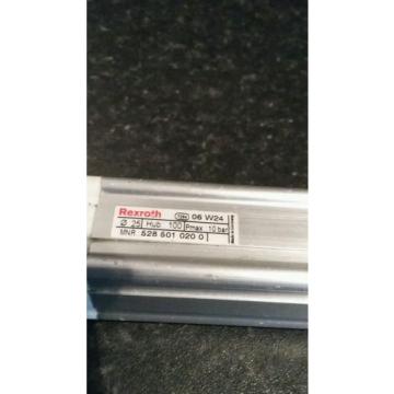 BOSCH REXROTH PNEUMATIC CYLINDER 5285010200 25MM BORE X 100MM STROKE USED ITEM