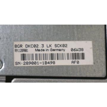 NEW REXROTH INDRAMAT DKC02.3-040-7-FW SERVO DRIVE W/ BGR-DKC02.3-LK-SCK02