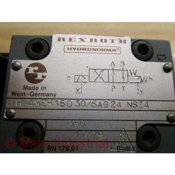 Rexroth H 4 WEH 16D 30/6AG24 NSZ4 Directional Control Valve - Used