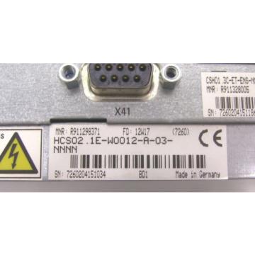 *NEW* REXROTH INDRAMAT  SERVO DRIVE  HCS02.1E-W0012-A-03-NNNN   60 Day Warranty!