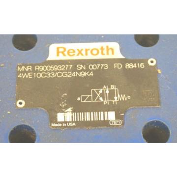 NEW REXROTH 4WE10C33/CG24N9K4 DIRECTIONAL CONTROL VALVE R900593277
