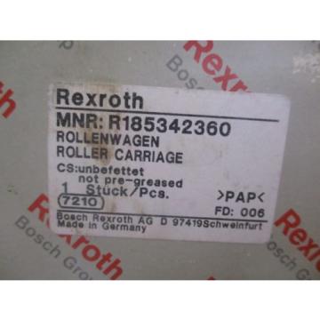 NEW REXROTH ROLLER CARRIAGE R185342360