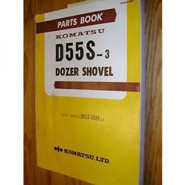 Komatsu NEEDLE ROLLER BEARING D55S-3  PARTS  MANUAL  BOOK  CATALOG TRACK LOADER DOZER SHOVEL GUIDE LIST