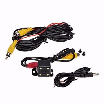 4 LED color Car Dynamic Track Rear View Reverse CCD Camera tracking