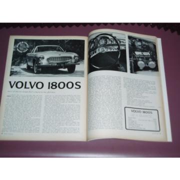 1966 AVANTI II - VOLVO 1800S -ROAD &amp; TRACK TEST DATA/STUDEBAKER/vs57/sn60/paxton