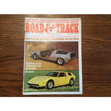 ROAD &amp; TRACK, MARCH 1971, PORSCHE 914, FORD MUSTANG, ROAD TESTS -ALFA, VOLVO