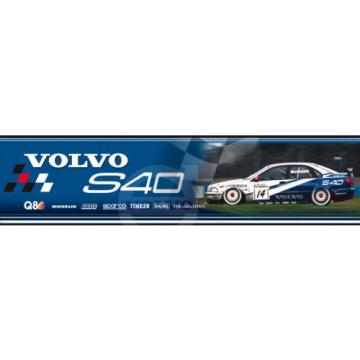 Volvo S40 Saloon BTTC Banner, Workshop, Garage, Track, Man Cave, 1300mm x 325mm