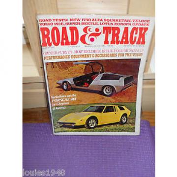 ROAD &amp; TRACK CAR MAGAZINE 1971 MARCH PORSCHE 914 VOLVO 142E ALFA VELOCE LOTUS VW