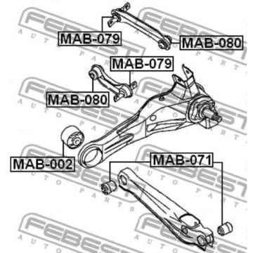 Arm Bushing For Rear Track Control Rod For Volvo S40 I (1996-2004)