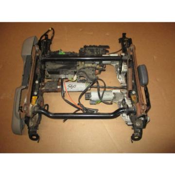 01 02 03 04 VOLVO S60 SEDAN FRONT DRIVER POWER SEAT TRACK TAUPE/LIGHT TAUPE(81)