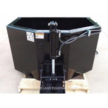 NEW HYDRAULIC CONCRETE BUCKET ATTACHMENT Skid-Steer Track Loader Case Volvo JCB