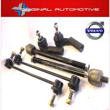 FITS VOLVO S40 2004&gt; FRONT INNER &amp; OUTER TRACK ROD ENDS &amp; STABILISER LINK BARS