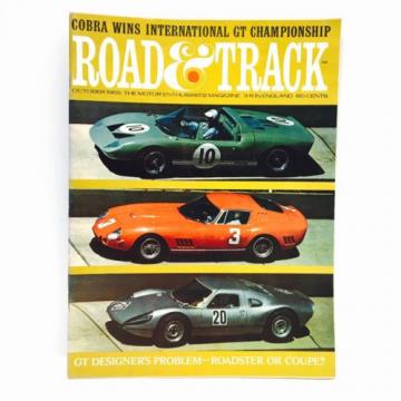 Vintage Road &amp; Track Car Magazine October 1965 Triumph 2000 Volvo 122-S