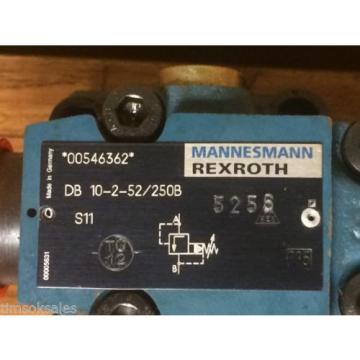 Mannesmann Rexroth DB 10-2-52/250B with TUV.SV.94-851.12.F.250.250 Hydraulic