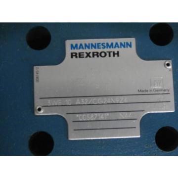 Mannesmann Rexroth 3WE10A32/CG24N9Z4 Hydraulic Valve