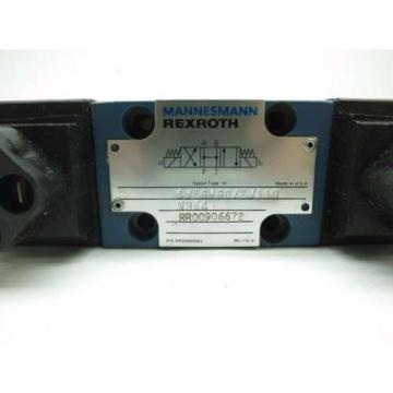 REXROTH 4WE6H51/FW110 DIRECTIONAL CONTROL SOLENOID HYDRAULIC VALVE D556970