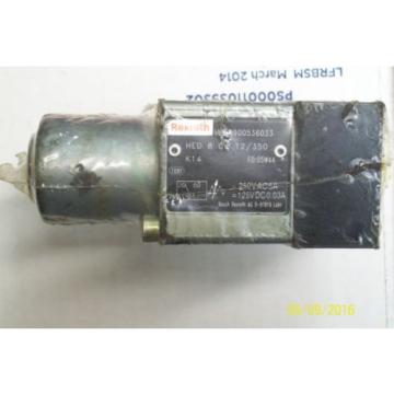 *NEW* REXROTH SOLENOID VALVE R900536033, HED8OA1X/350K14