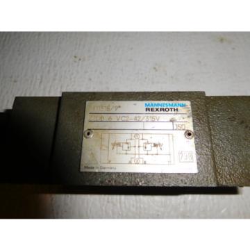 Rexroth Z2DB/VC2-42/315 Hydraulic Dual Relief Valve 24VDC