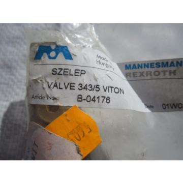 REXROTH 343/5 VITON VALVE B-04176 – NOS