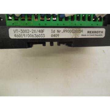 REXROTH VT-VRPA2-2-10A/V0/T5 AMPLIFIER CARD WITH CARD HOLDER VTVRPA2210AV0T5