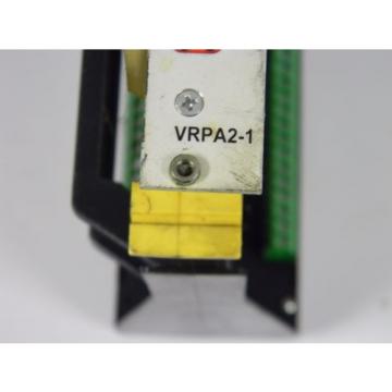 BOSCH REXROTH VT-VRPA2-2-1X/V0/T5 HYDRAULIC AMPLIFIER CARD VRPA2-1 WITH HOLDER