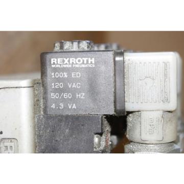 Rexroth Ceram GT10061-2440 x 5 Air Valve Control Manifold Assembly *FREE SHIP*