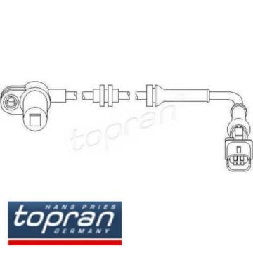 ABS Sensor Raddrehzahl TOPRAN Vorderachse Rechts oder Links 207450