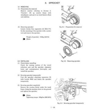 KOBELCO SK115SR-1E, SK135SR(LC)-1E, SK135SR (L)-1E  EXCAVATOR  REPAIR MANUAL