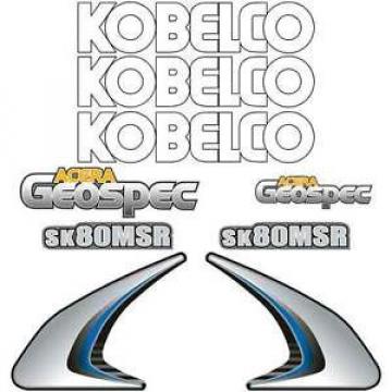 Kobelco SK80MSR Decals Stickers New Repro Decal Kit