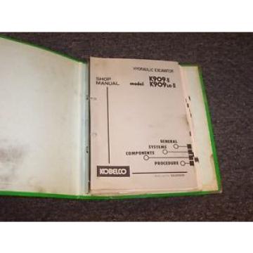 Kobelco K909-II K909LC-II Hydraulic Excavator Shop Service Repair Manual Book