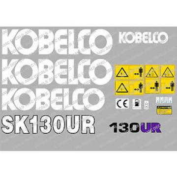 KOBELCO SK130UR AUTOCOLLANTS STICKERS DIGGER