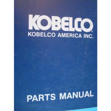 Kobelco SK120LC Parts Manual  YPU00501~ ;   YPUK92S002PM-2