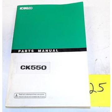 Kobelco CK550  Hydraulic Crawler Crane Parts Manual CK550