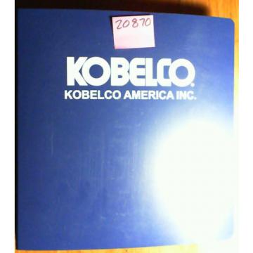 Kobelco SK135SR-1E SK135SRLC-1E Excavator Parts Manual S3YY00010ZE-05 NA 4/05