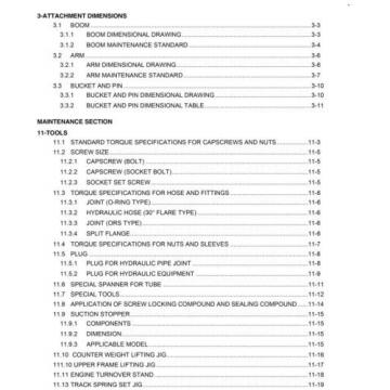 KOBELCO SK260-8 TIER 3 EXCAVATOR SERVICE SHOP MANUAL