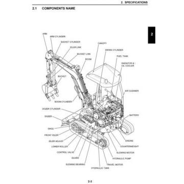 KOBELCO 17SR TIER 4 COMPACT EXCAVATOR SERVICE MANUAL