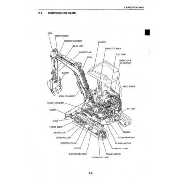 KOBELCO SK17SR-3 COMPACT EXCAVATOR SERVICE SHOP MANUAL