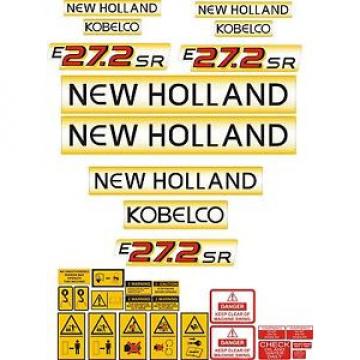 New Holland Kobelco E27.2SR Mini Digger Decal Kit
