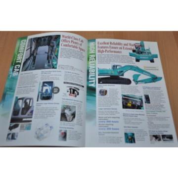 Kobelco SK 210 Excavator Brochure Prospekt