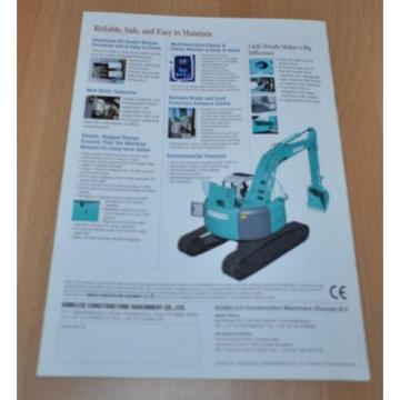 Kobelco SK 235 Excavator Brochure Prospekt