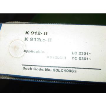 Kobelco K912 K912LC II Excavator Parts Manual