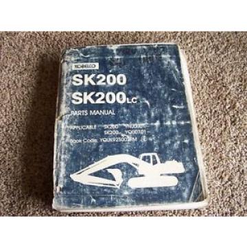 Kobelco SK220 YNU0001- SK200LC YQU0701- Excavator Factory Parts Catalog Manual