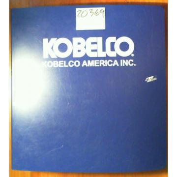 Kobelco SK290LC-6E Hydraulic Excavator S/N LB04U02801- Parts Catalog Manual 2004