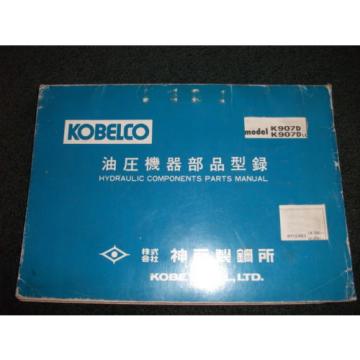 Kobelco K907D K907D LC hydraulic components Parts Manual