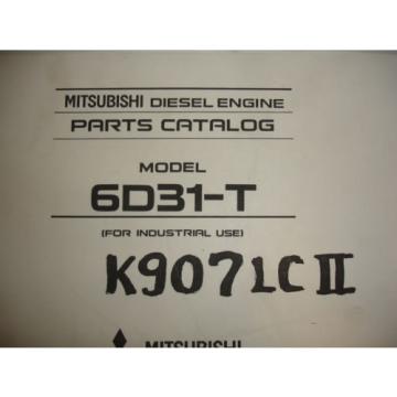 Kobelco K907-II K907LC-II 6D3 6D31-T SHOP MANUAL PARTS OPERATORS Catalog Service