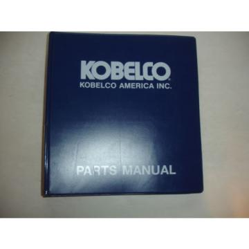 Kobelco SK120 SK120LC Excavator PARTS MANUAL Catalog Service Shop OEM YPU0301-