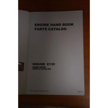 Kobelco Engine E13CHand Book Parts Catalog/Manual
